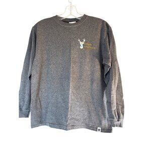 Simply Southern Girls Tee Graphic Long Sleeves Gray Size Youth Large